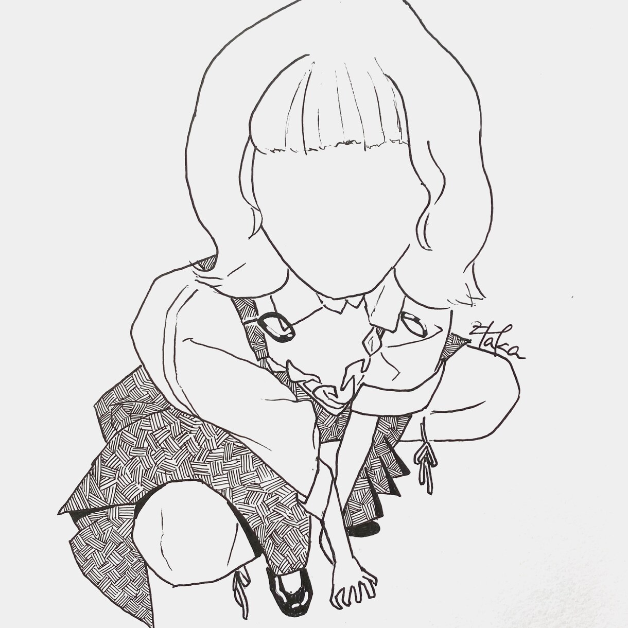 シンプル好きさん集まれ！線画イラストを作成します ご家族、ご友人、ペットとの思い出をアートにしてみませんか？ イメージ2
