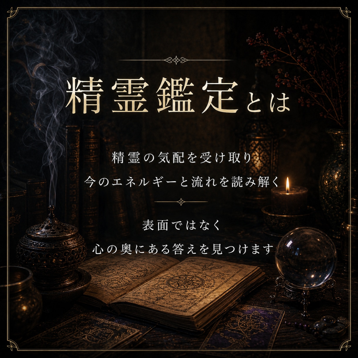 霊視と精霊術を重ね、今取るべき行動まで鑑定します 見えない縁と、見える行動から、本音を読み解く。 イメージ4