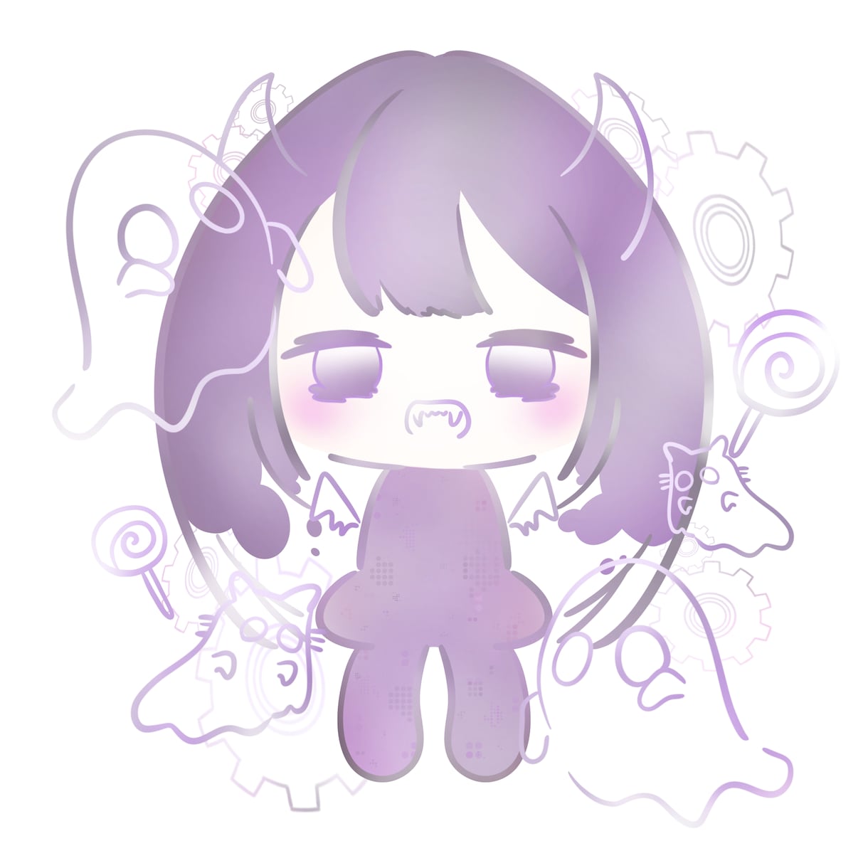 他と被らない可愛い似顔絵・ミニキャラ描きます 好きなもの詰め込んだ素敵な似顔絵に仕上げます！ イメージ6