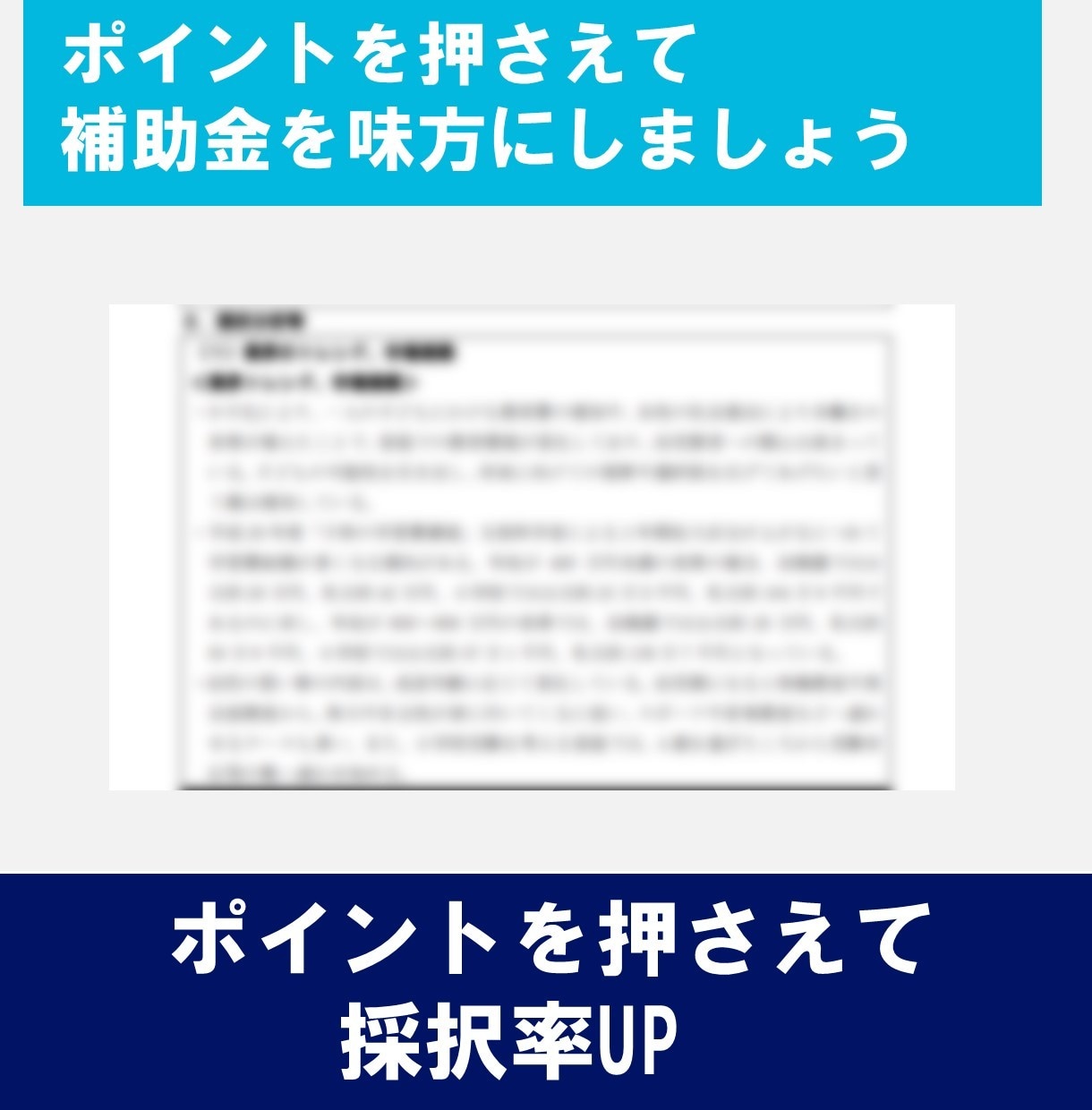 小規模事業者 持続化補助金事業計画書  添削します 大切な補助金だからこそ 国家資格保有者がサポート イメージ6