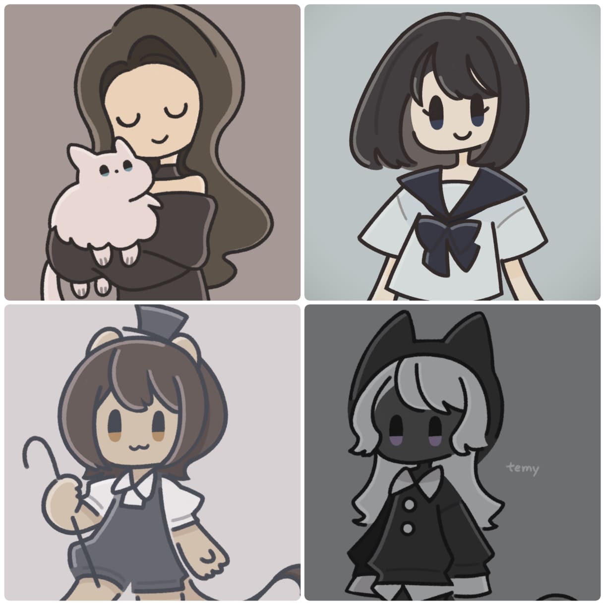 温かくおしゃれなタッチのSNSアイコンを作成します プレゼントやグッズにも！万人受けするデザインで仕上げます イメージ1