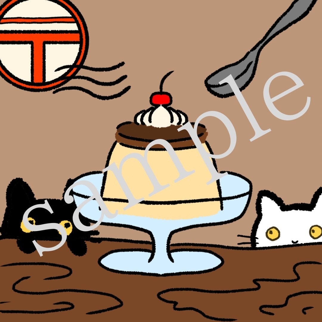 絵本風のかわいい猫イラストを描きます 個性的なネコのイラストをデザイン！リメイク品に転写可能！ イメージ1