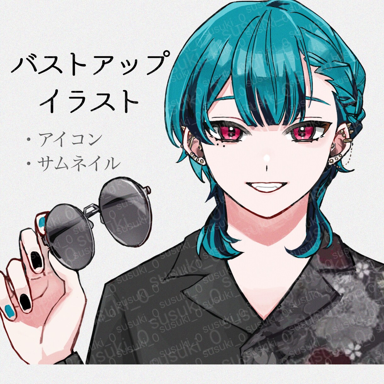 バストアップイラストを描きます 胸上または腰上(オプション)のキャラクター絵を作成します！ イメージ1