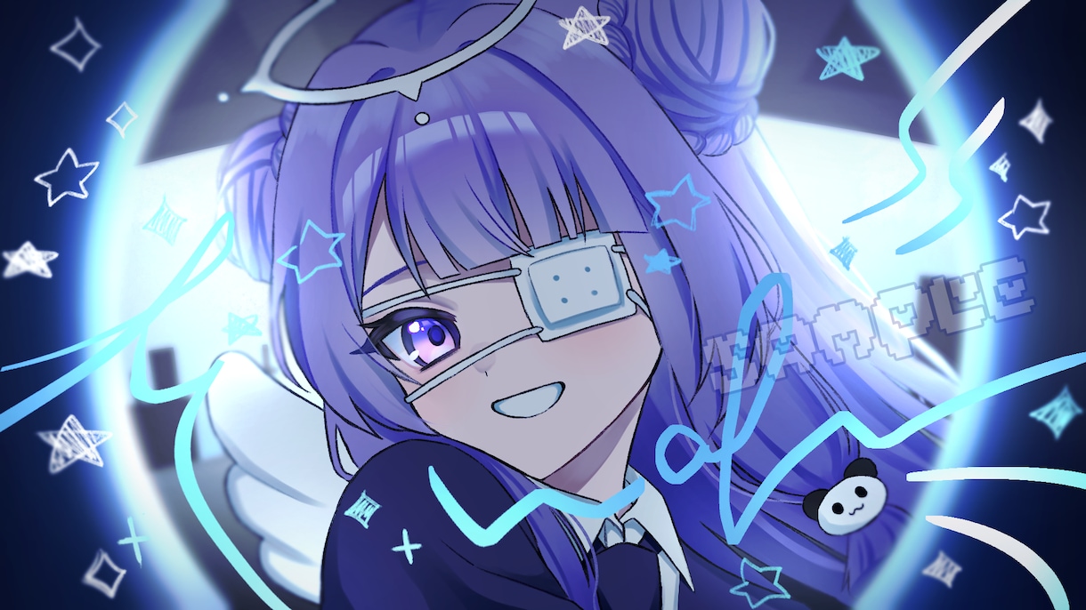 SNSアイコン、グッズ、MV等の1枚絵制作します グッズ、動画映えのイラスト制作します！ イメージ8