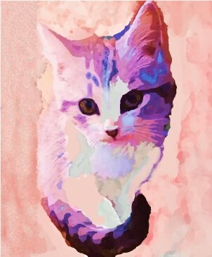 あなたの可愛いペットを水彩画風に描きます プレゼント等にもオススメです！ イメージ1