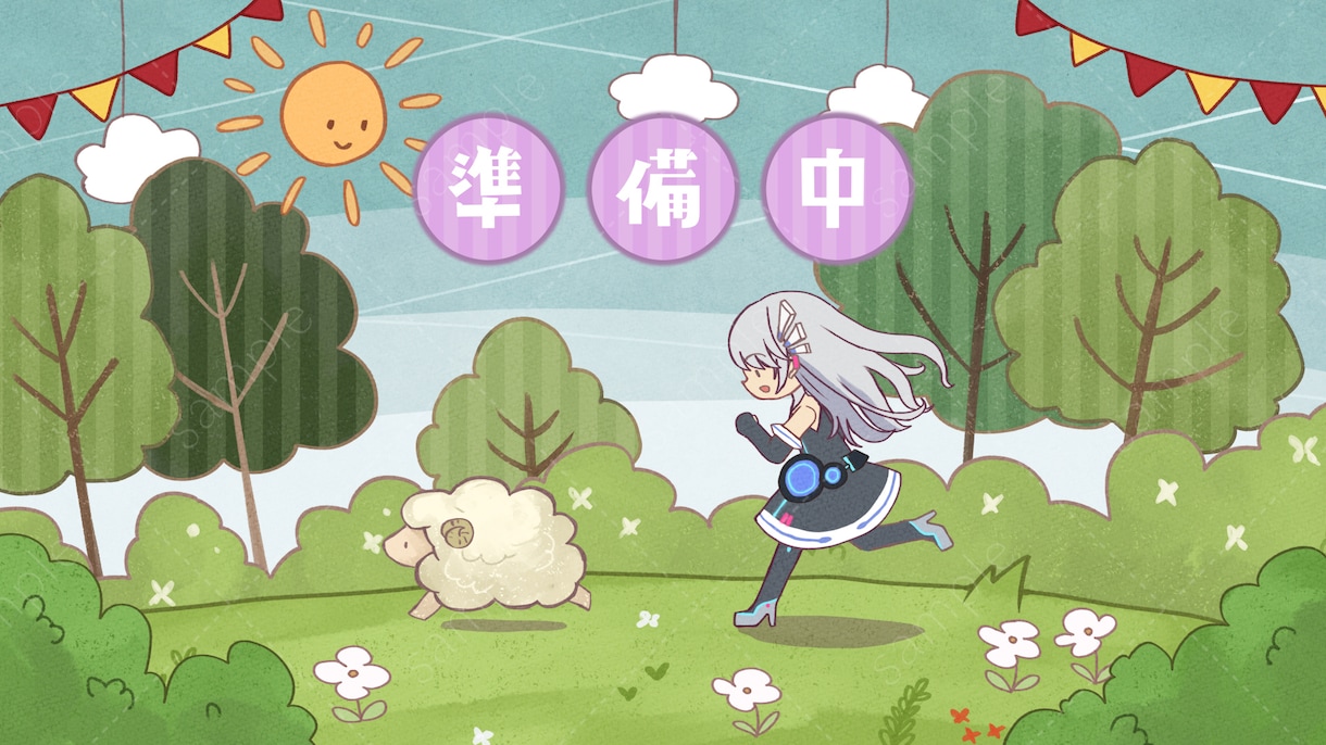 あなたの世界観を反映したアニメーションを制作します VTuber向けOP/EDループアニメーション制作 イメージ2
