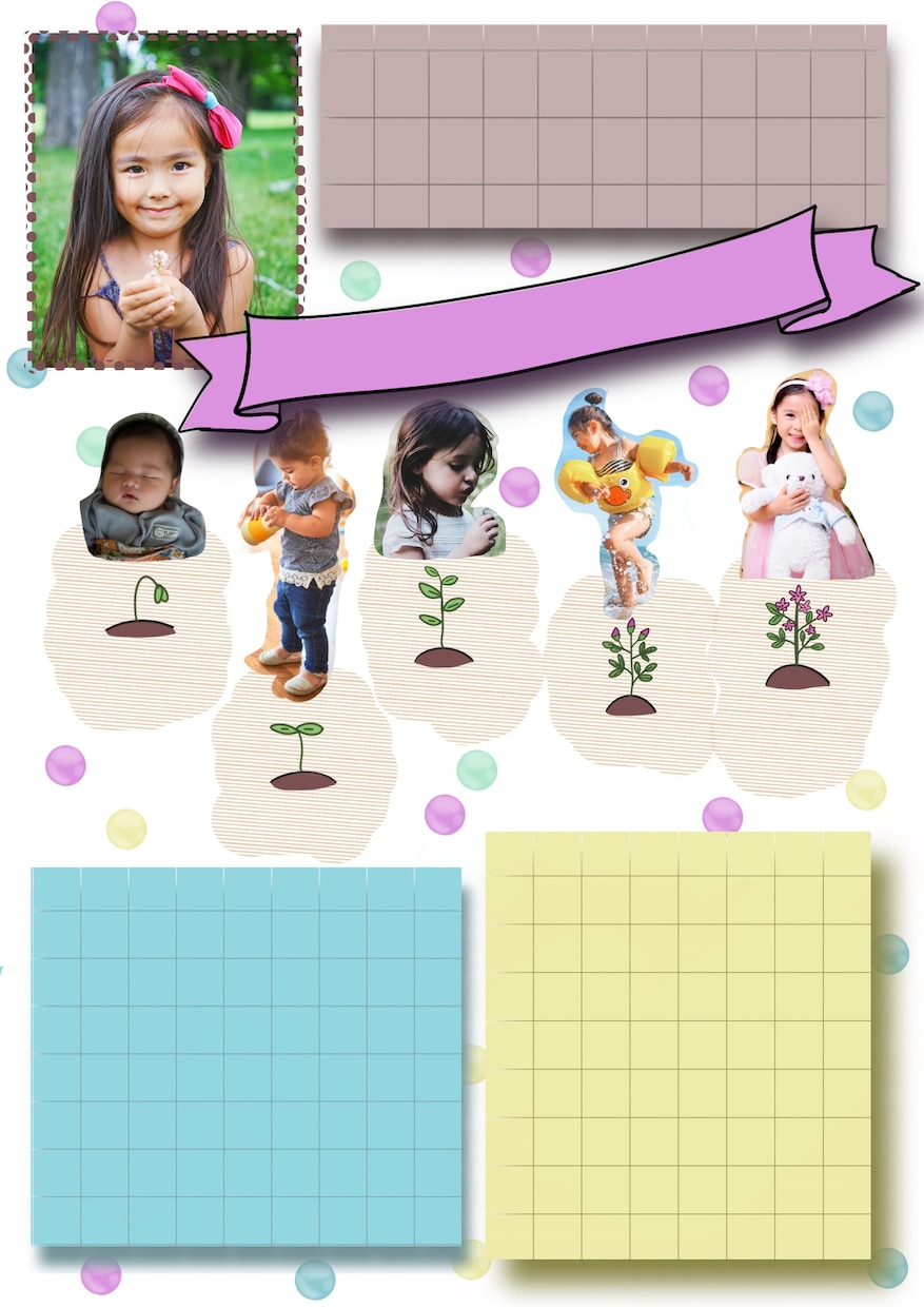 保育園/幼稚園　卒園アルバム　個人ページ作成します 心に残る記念のページを作成します イメージ6