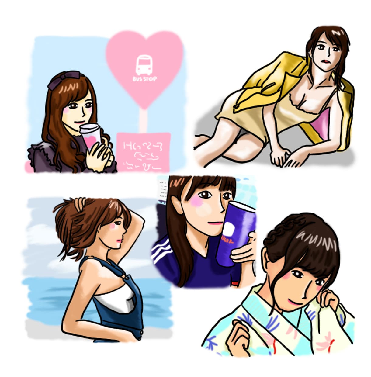 おしゃれ！あなたの写真をそのままイラストにします 似顔絵 制作。SNSアイコンや名刺、プレゼントも！ イメージ4