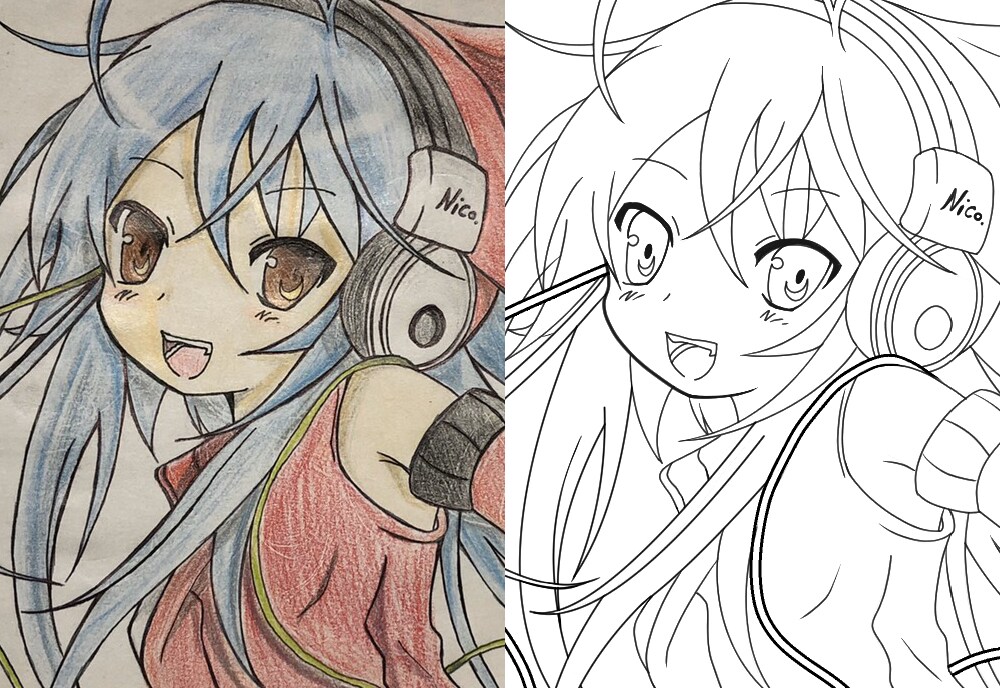セット割引あり！線画修正いたします アナログイラストやラフ画の清書いたします！ イメージ2