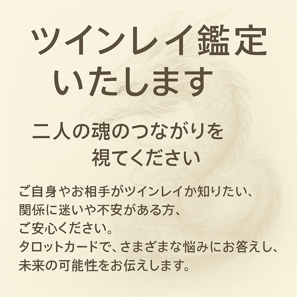この関係はツインレイ？冷静に霊視します 思い込みか本物かを明確に伝えます イメージ3
