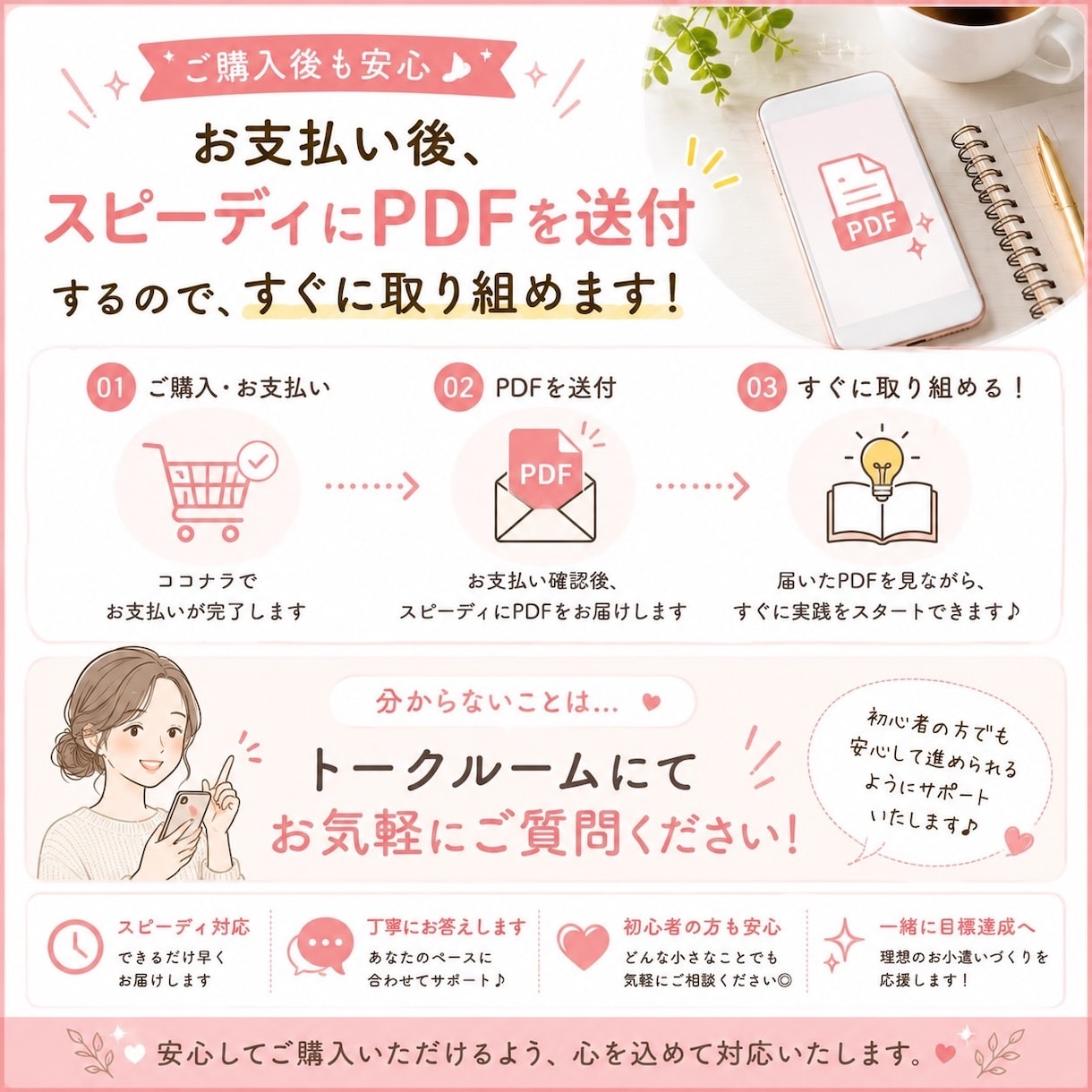 スマホでできる輸入物販の在宅副業をお教えします 誰でも取り組める中国輸入×フリマアプリ販売マニュアルです♡ イメージ4