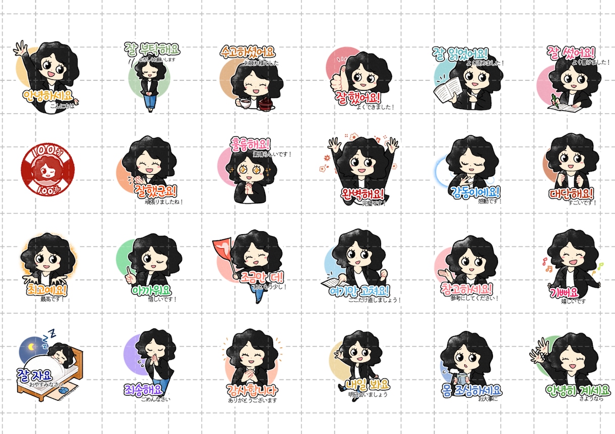 動物・キャラ・似顔絵の可愛いスタンプお描きします 4個〜制作!Twitch, YouTubeなどなどもOK!! イメージ4
