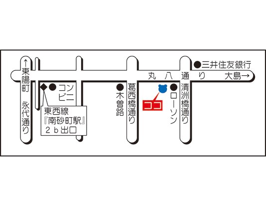 名刺、ネット、携帯用の地図書きます メール添付したり趣味にも最適！地図作りませんか？ イメージ1