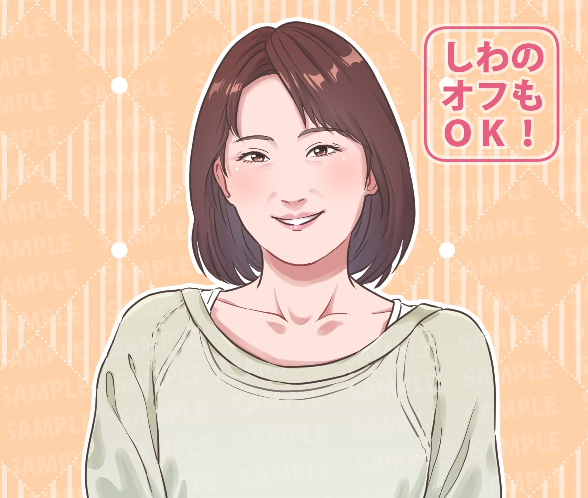 オープン価格◆アニメ調でリアル寄りな似顔絵描きます 商用・二次利用◎清潔感・信頼性が伝わるバランスの取れた似顔絵 イメージ9