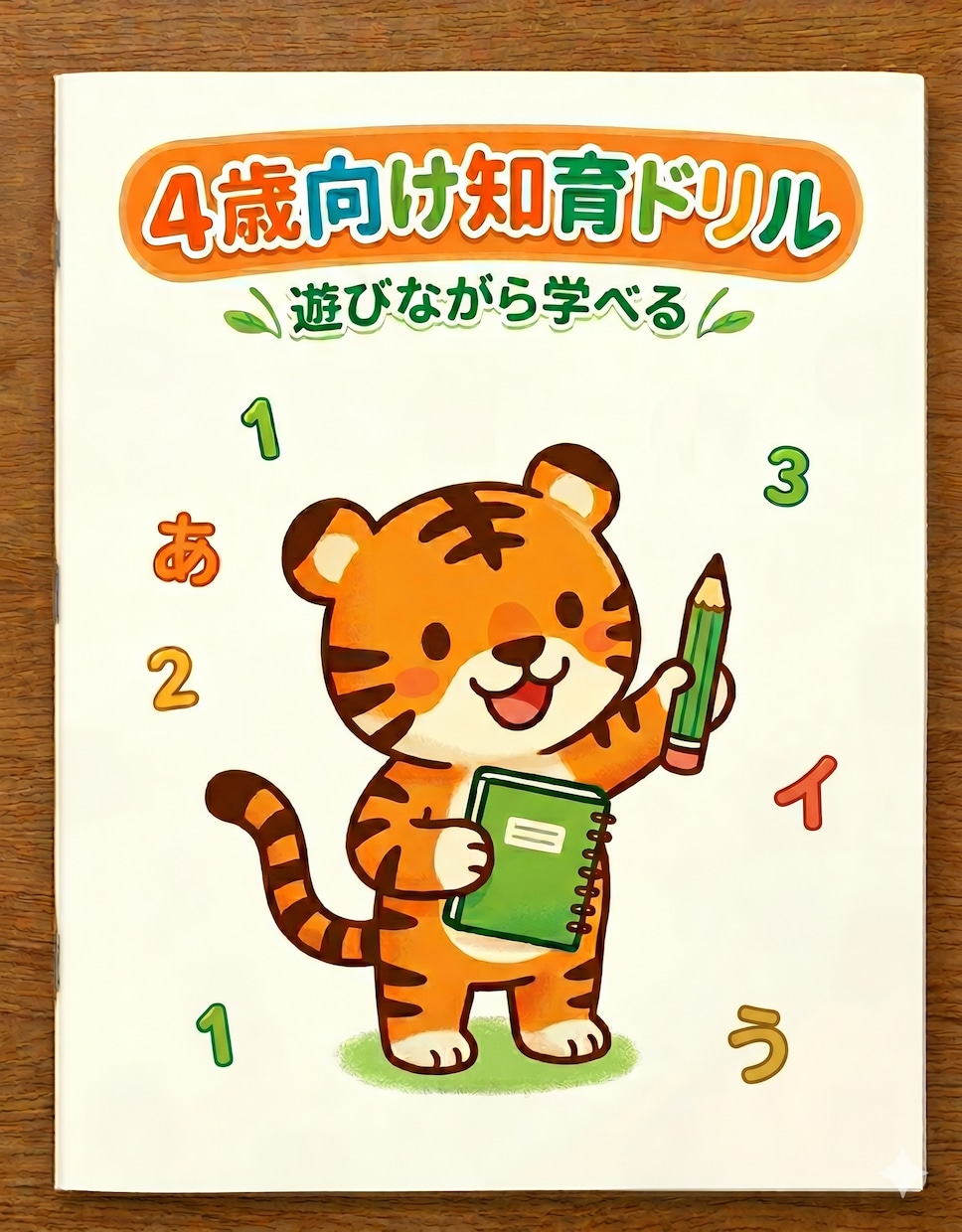 4歳向け知育ドリル作成します 遊びながら楽しく学べる知育ドリル イメージ1