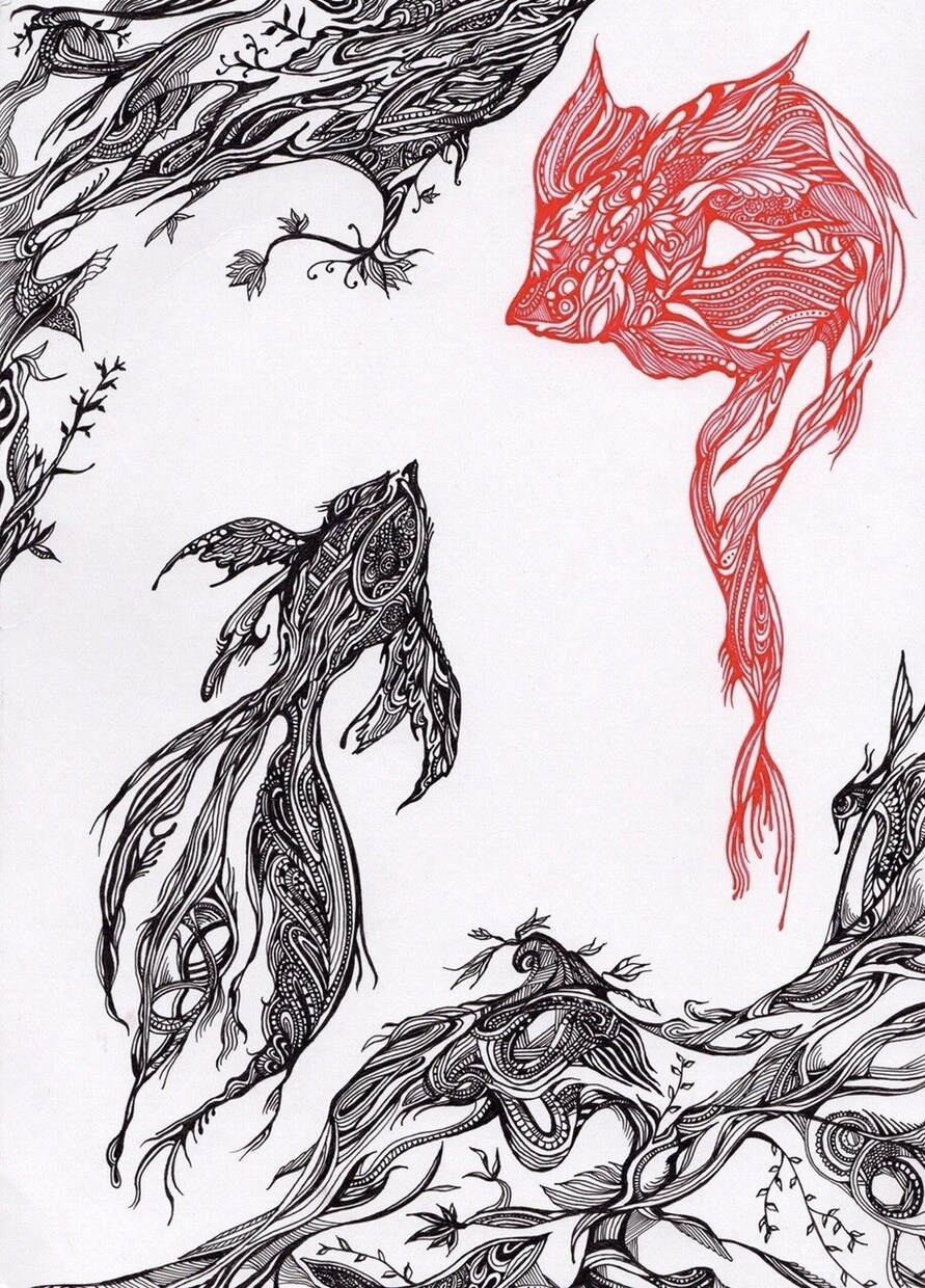 ボールペン画(細密画)で絵を描きます 世界にひとつ。あなたのお部屋に個性的な絵を飾ってみませんか イメージ2