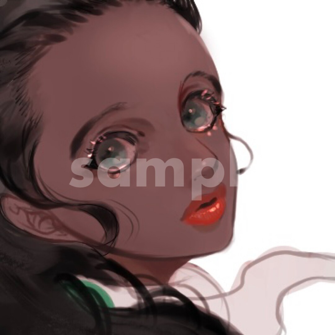 あなただけの特別なイラストアイコン、作成します 老若男女、個性を幅広く、ドラマチックな絵柄でお届け！ イメージ1