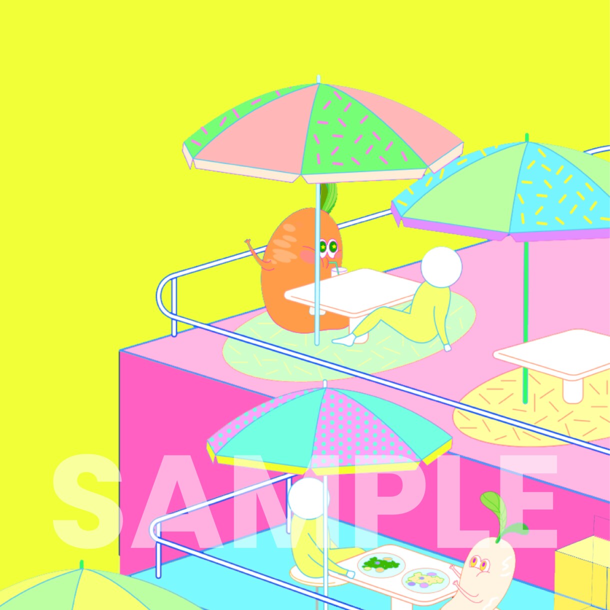 ポップでかわいい植物イラストを制作いたします 広告・動画・ブログなどオリジナルイラストで個性を出したい方へ イメージ7