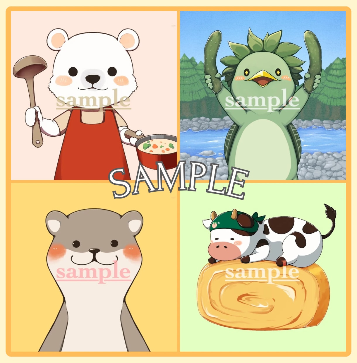 ゆるかわな動物のキャラクターを描きます あなただけのキャラクターをアイコンやイラストに！商用利用〇！ イメージ5