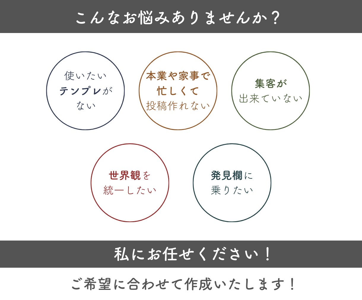 Instagramの投稿テンプレートを作成します 本業や家事で忙しい人必見！！投稿テンプレートで時短に イメージ2