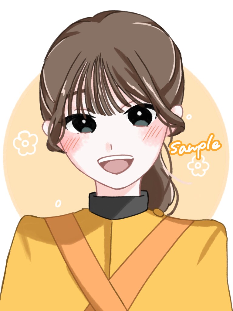お手軽価格！可愛い似顔絵イラスト作成します 学生さん、カップルさん、ご家族の可愛いイラストどうですか？ イメージ1