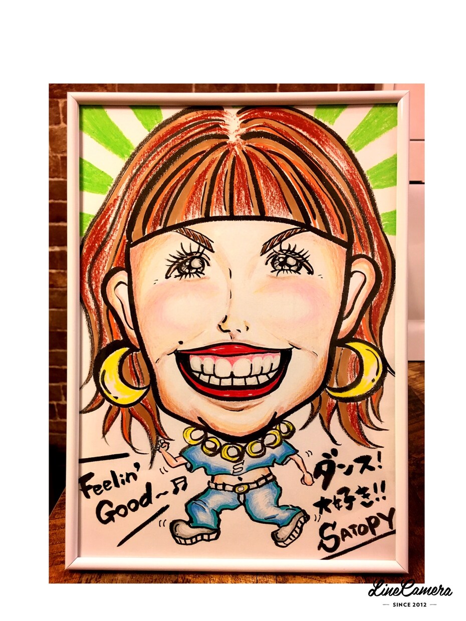 世界で一枚のオリジナル似顔絵承ります ( ´∀｀)プレゼント・思い出に残る似顔絵を描きます！ イメージ2