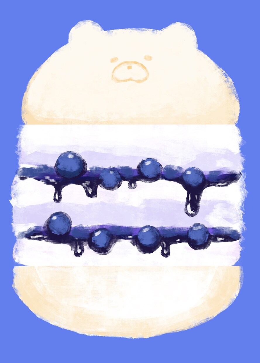 サンドイッチ風！可愛い動物のイラスト描きます アイコン用やオリジナルグッズ作成などにオススメです イメージ3