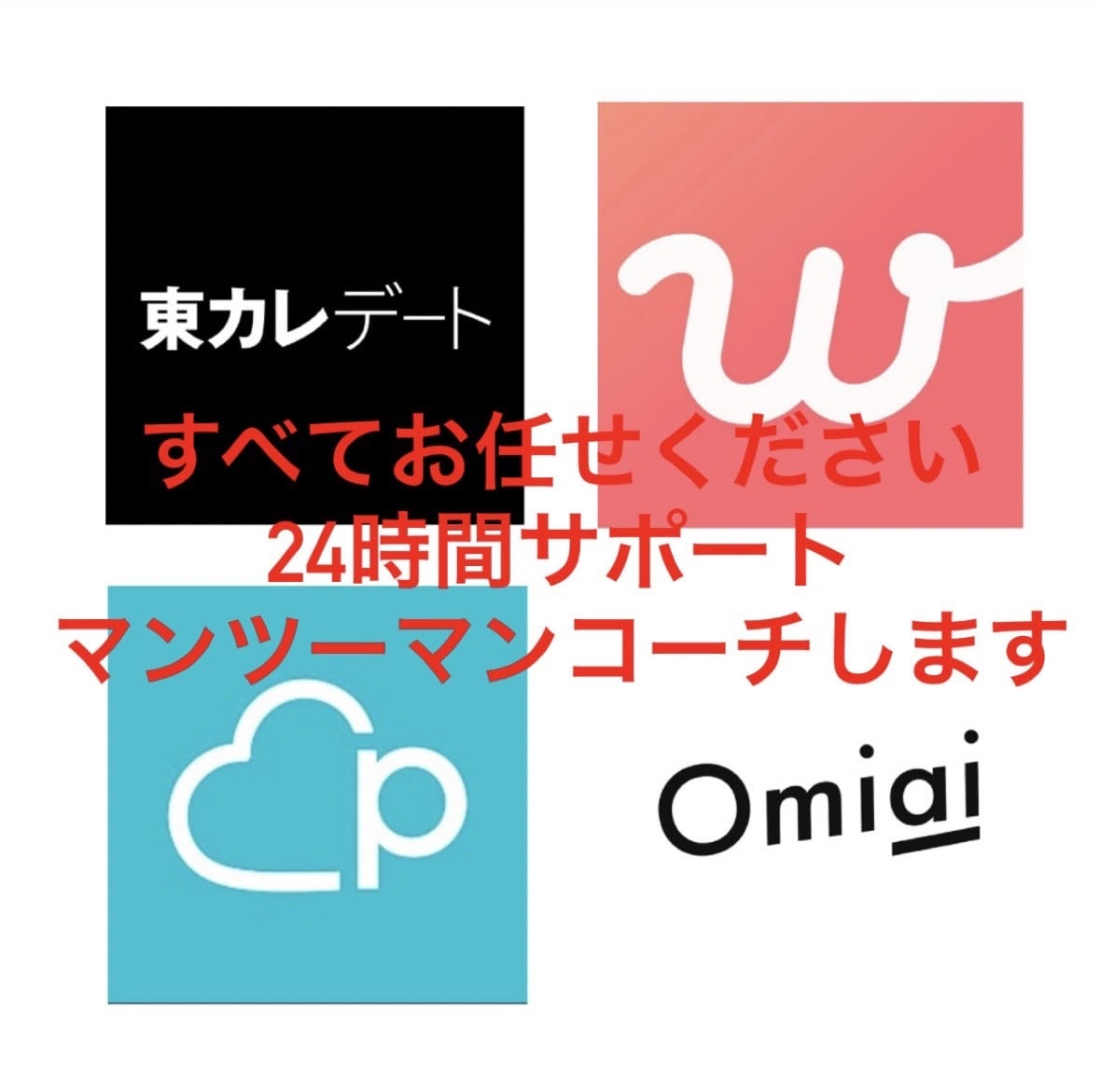 マッチングアプリで必要なノウハウを全てコーチします 【１か月特別コーチ】全て丸投げでOK！マッチングアプリコーチ イメージ1
