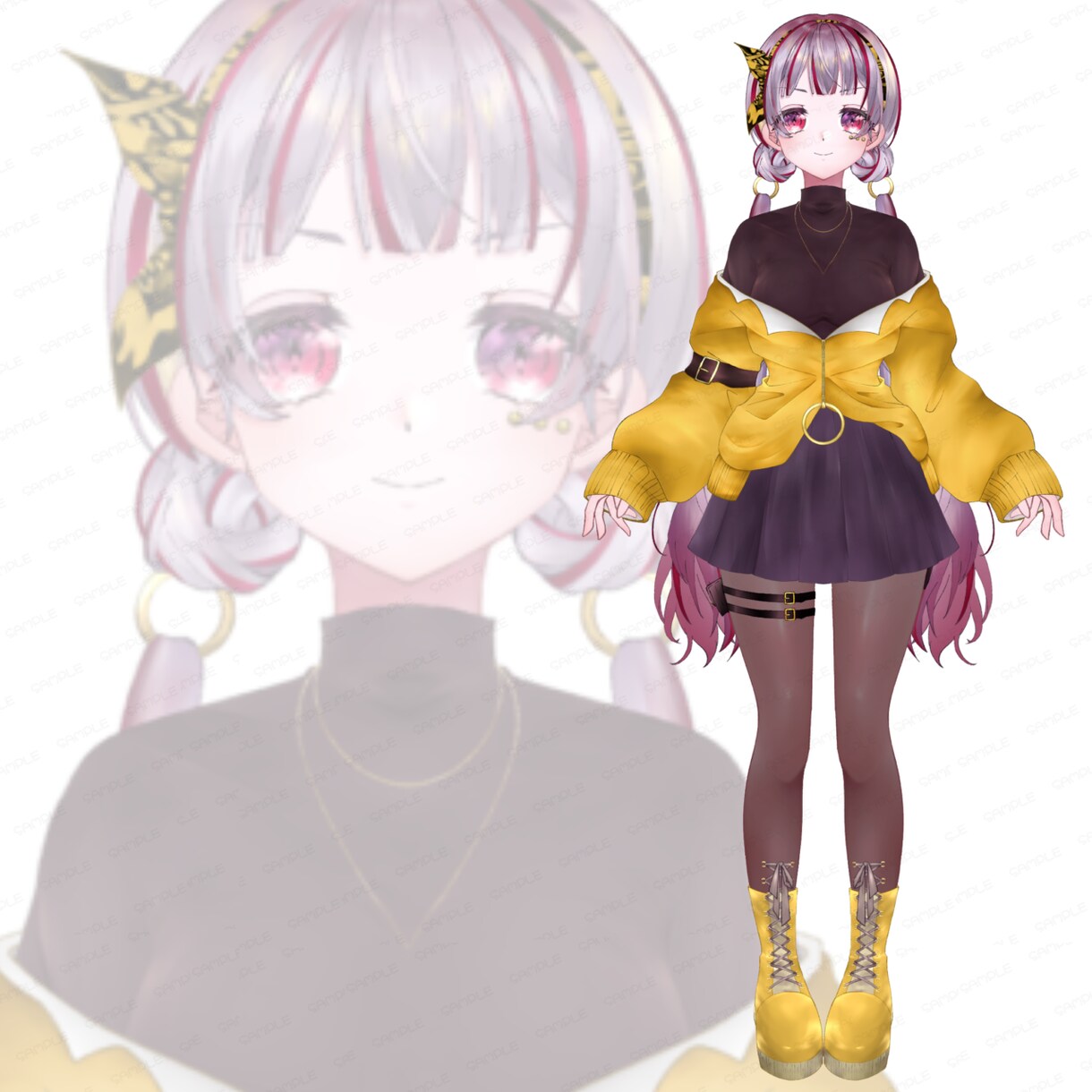 各種キャラクターイラスト制作致します VTuberに必要なイラストが揃います！ イメージ7