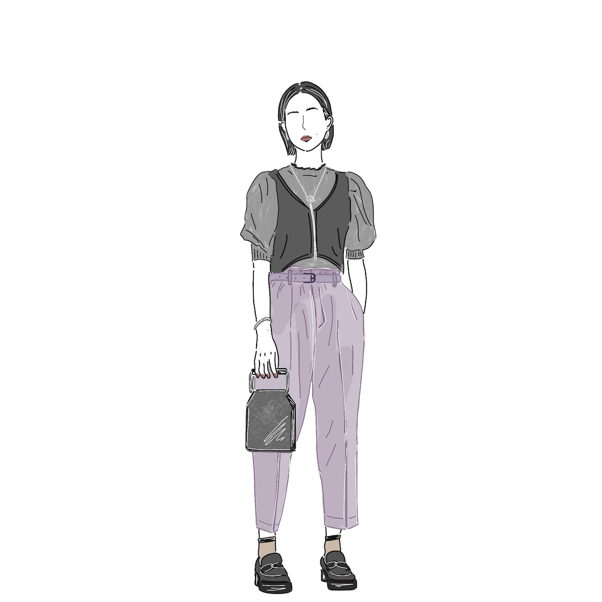 写真を使ってオシャレでシンプルな似顔絵お描きします 描いてほしいお写真をお送りいただくだけ！アイコン使用化◎ イメージ4