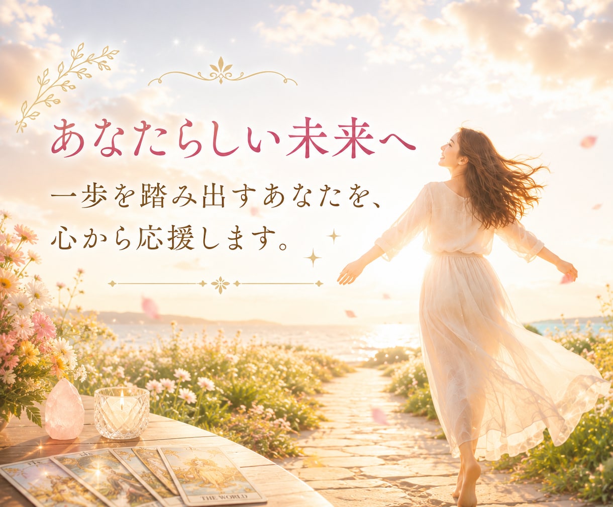 恋愛・仕事・人生あなたらしい幸せを一緒に探します 本当の自分、潜在意識に気づくタロット占いです。 イメージ4