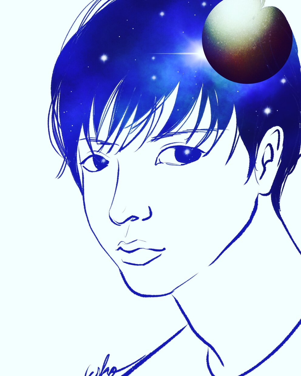 宇宙似顔絵描きます (^-^)特別なプレゼントを贈りたいあなたへ イメージ5