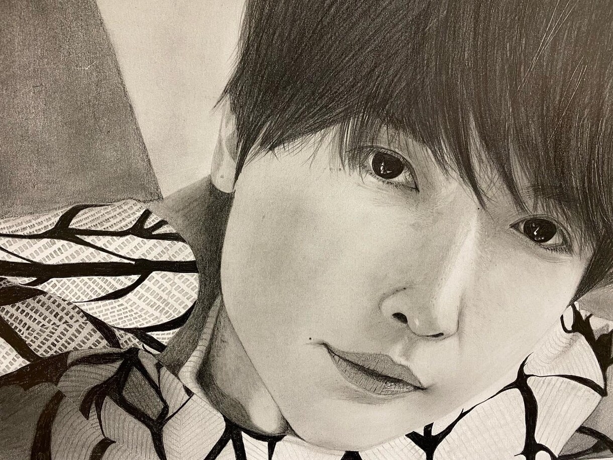 ご友人やペットの似顔絵を鉛筆で描きます 大切な思い出を鉛筆画作品としてご友人、ご家族、ご自身の物に！ イメージ9