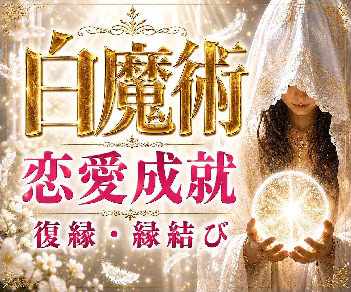 究極白魔術占い｜報われない恋に必要な答えを伝えます 復縁・片思い・複雑恋愛｜あの人の本音と成就への道を導きます イメージ1