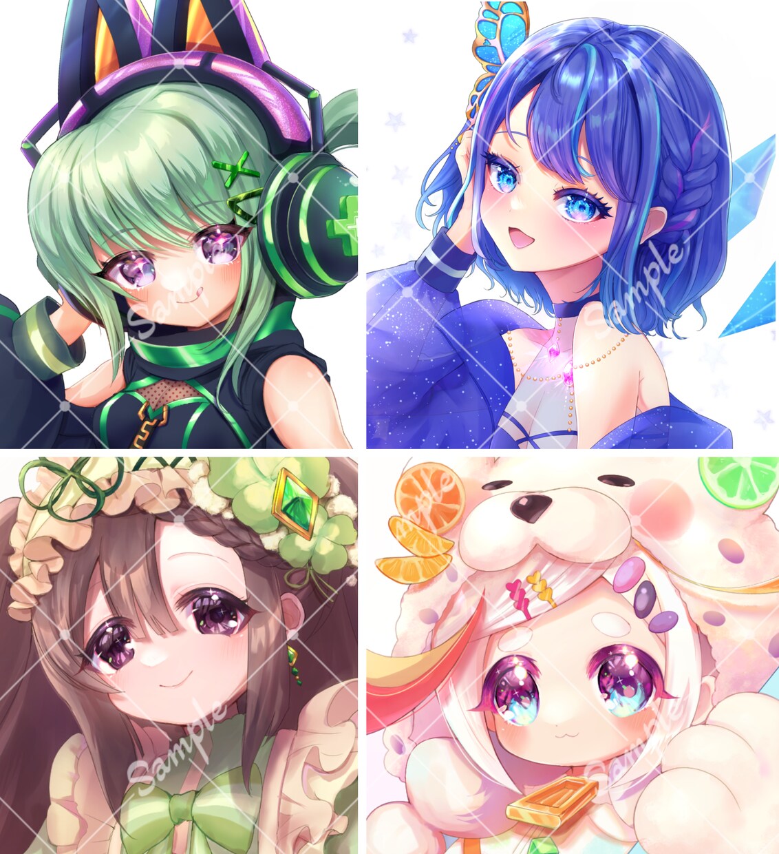 イラスト制作いたします SNSアイコン/一枚絵/立ち絵/SDキャラなど イメージ4