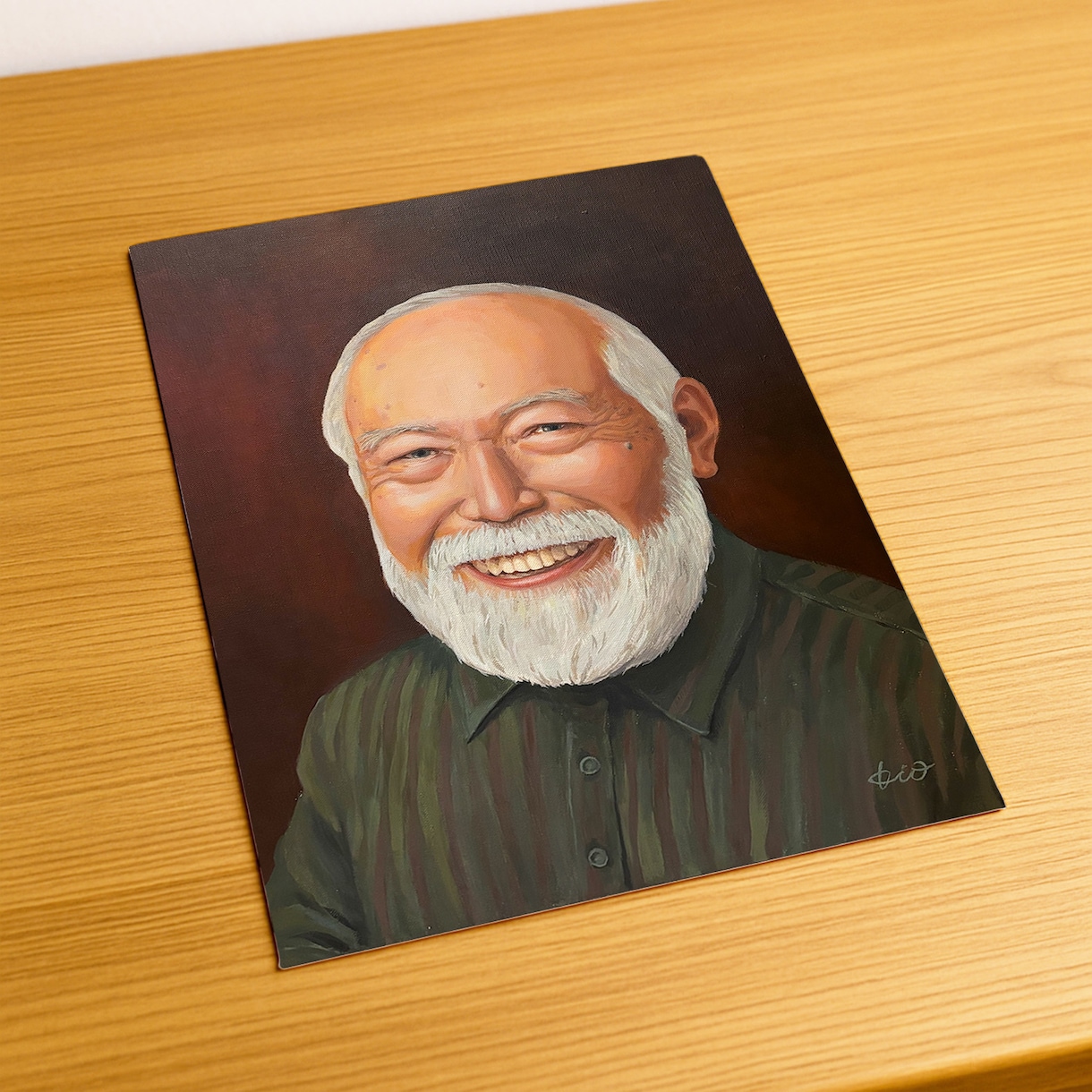 ぬくもりある肖像画をデジタルでお描きします デジタル納品 ＋印刷・額装・日用品グッズもご用意しております イメージ4