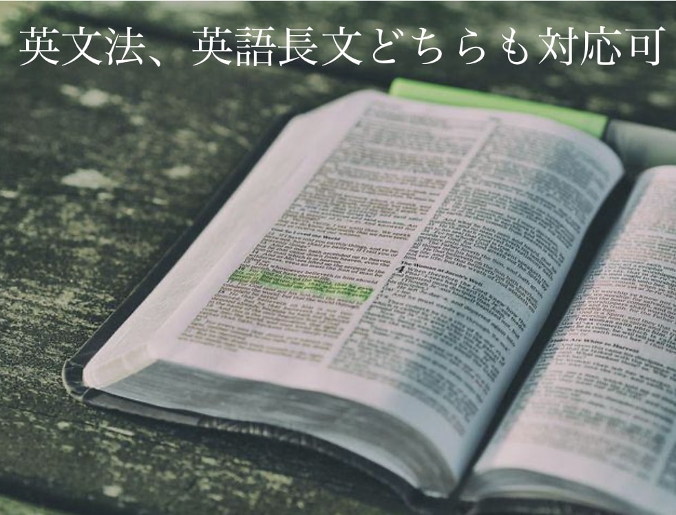歴25年のプロ講師が【中高生英語】個別指導します 「暗記に頼らない文法」と「長文読解の得点スキル」を伝えます イメージ2