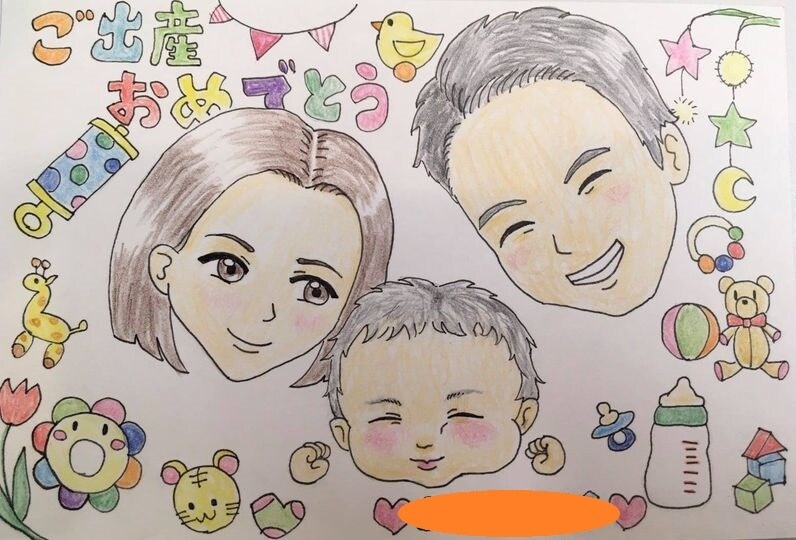 和み系の似顔絵制作します 可愛いくて和む似顔絵を描きます イメージ5