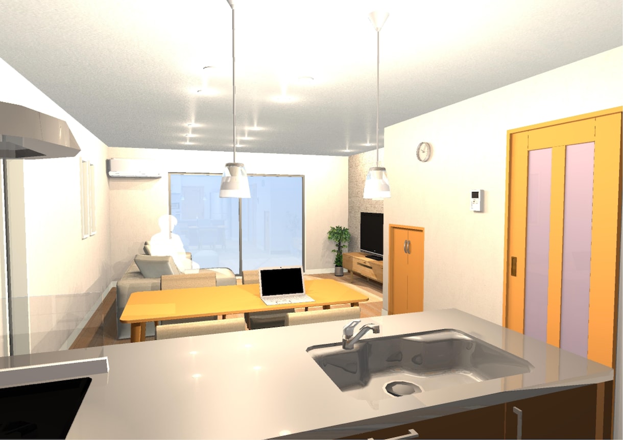 間取り図、イメージパース作成します 一級建築士がお悩み事、お手伝いします イメージ3