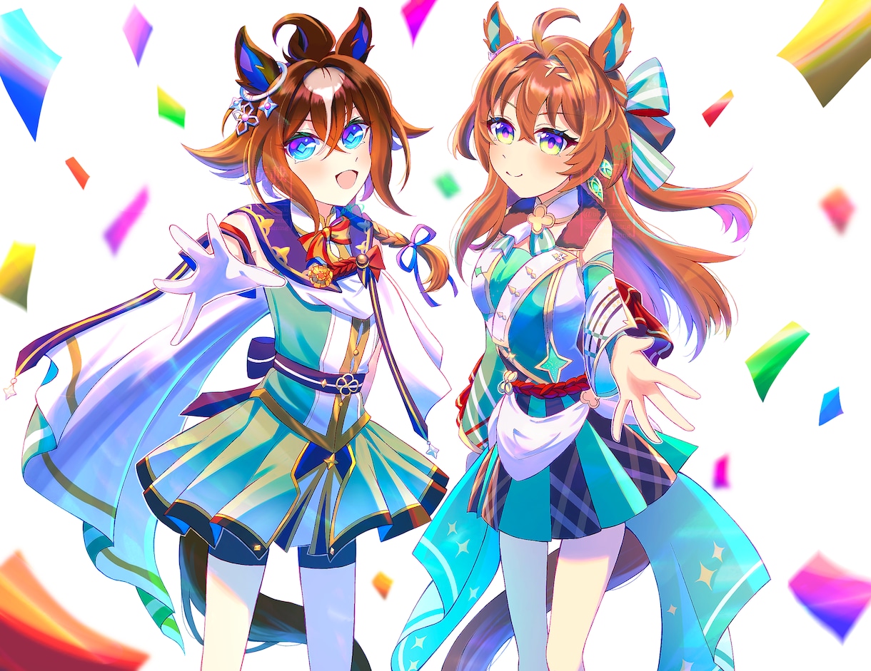 かわいくてかっこいいキラキラなイラストを描きます かっこ可愛いキラキラした、あなたの理想のイラストを作成します イメージ5