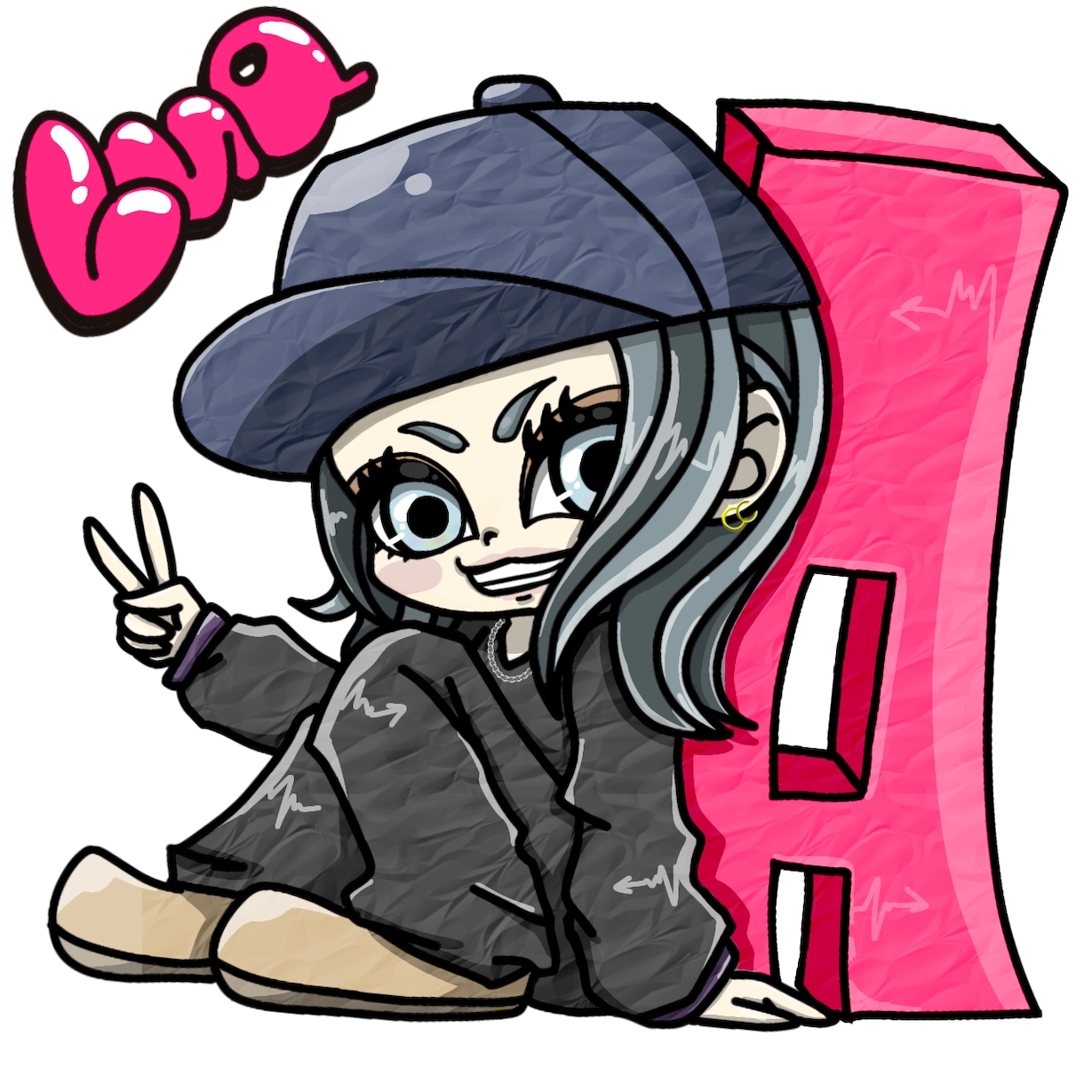 アイコン/ステッカーデザイン描きます ミニキャラ/イラストの制作受け付けます イメージ1