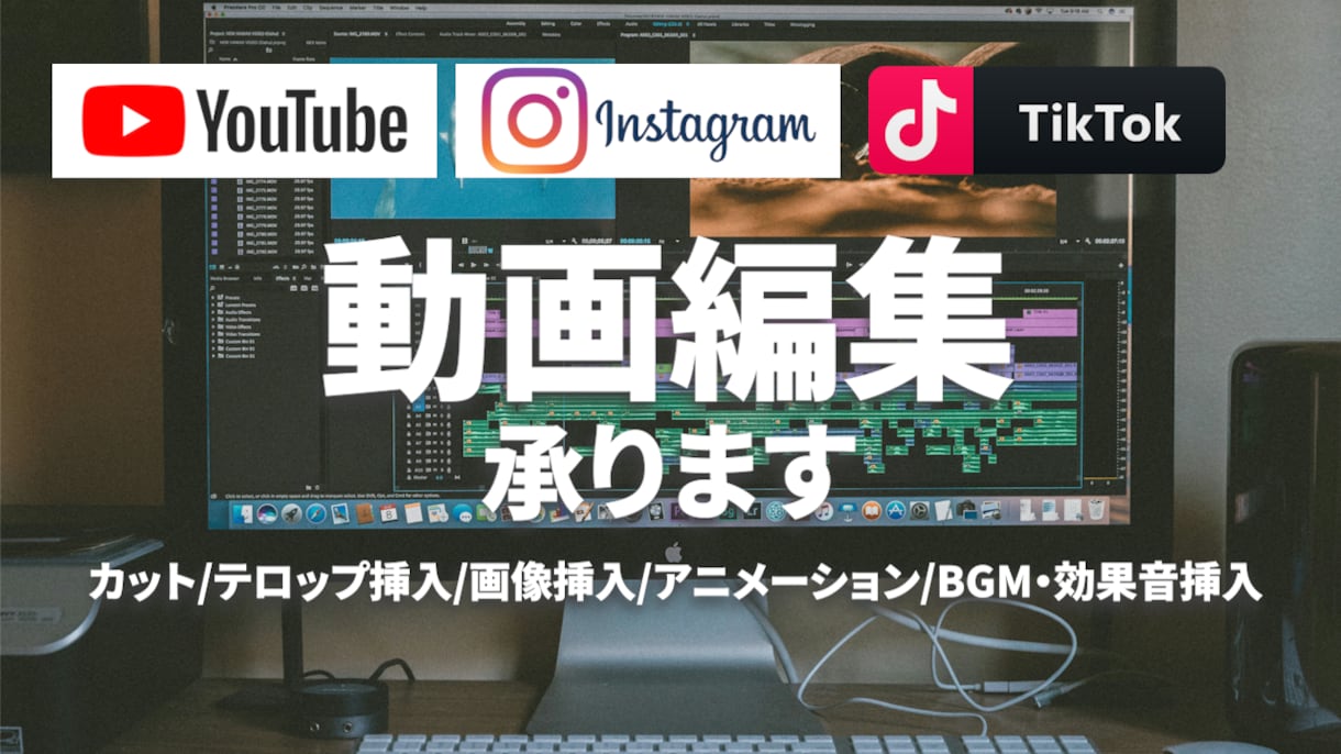 動画編集【YouTube・SNS】承ります ご要望に寄り添い丁寧に対応致します。 イメージ1