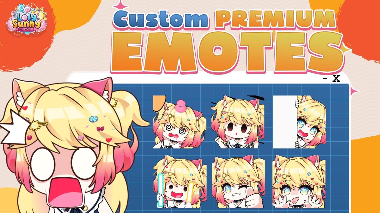 cute chibi emotesます draw cute chibi emotes イメージ1