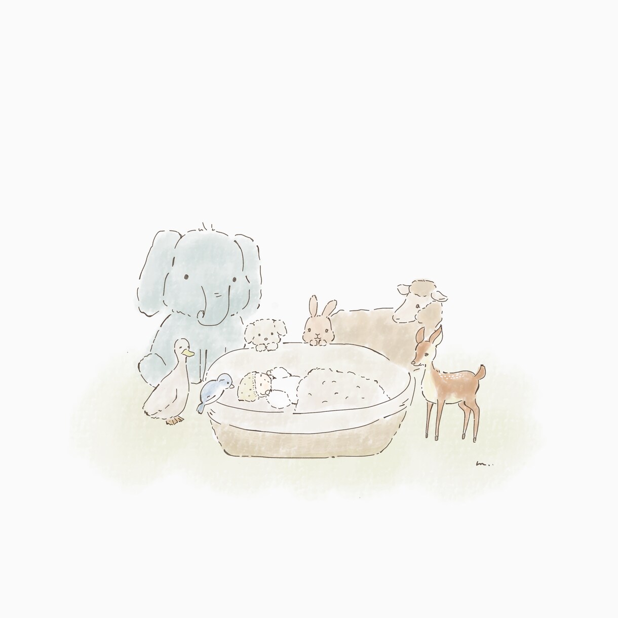 お子様のふんわりしたイラストを描きます 送っていただいた写真を参考に世界で一つのイラストを描きます！ イメージ6