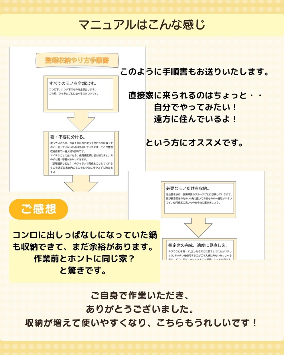 あなただけの片付けマニュアル作成いたします 整理整頓・具体的な提案で、素敵空間を後押し イメージ6