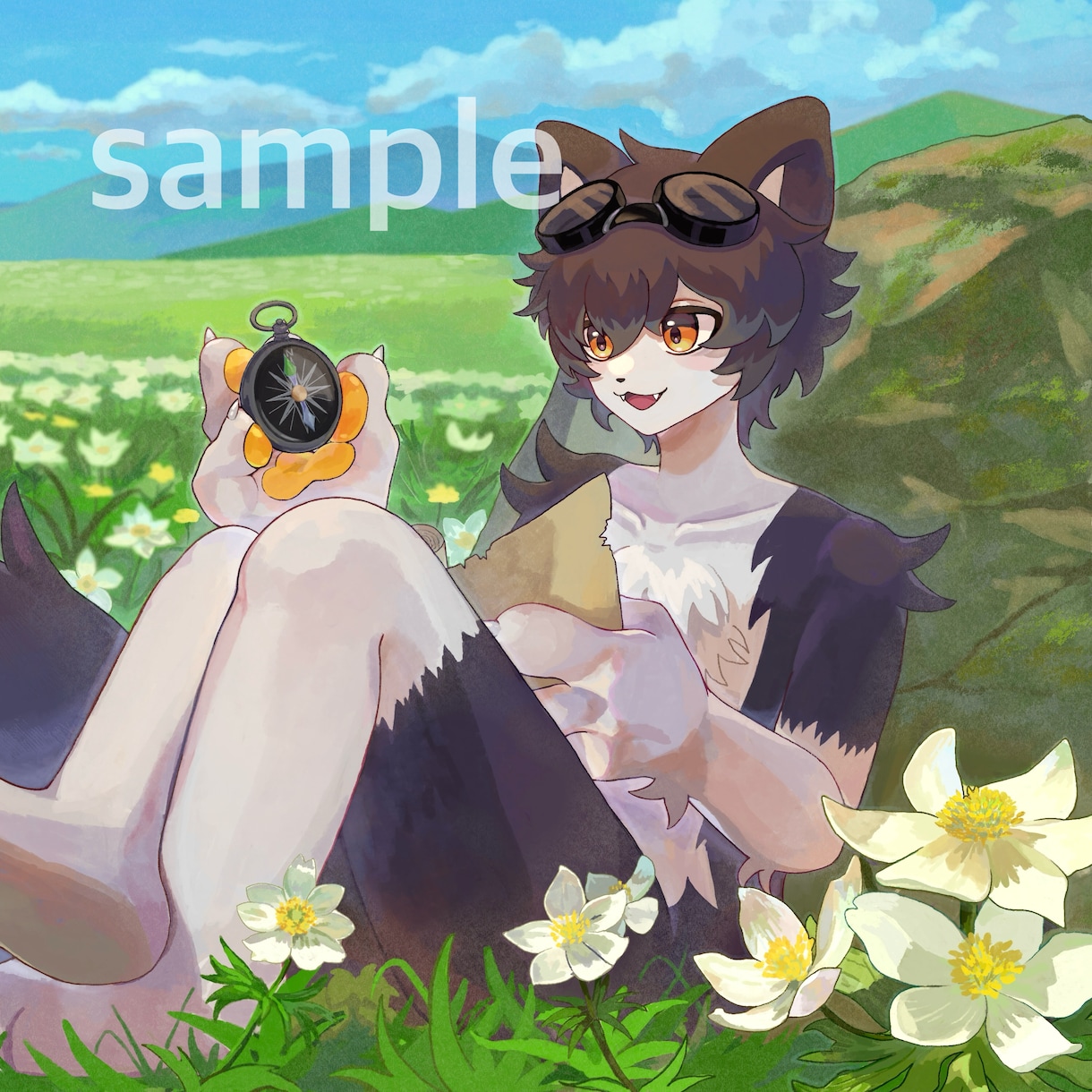 商用利用可能】柔らかい印象の一枚絵を作成いたします 人物からケモノまで多彩なキャラクターを優しいタッチで制作！ イメージ7