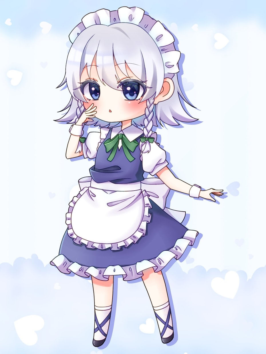 女の子のキャラクターイラストを描きます キラキラした透明感が得意です！寒色系はお任せください！ イメージ4