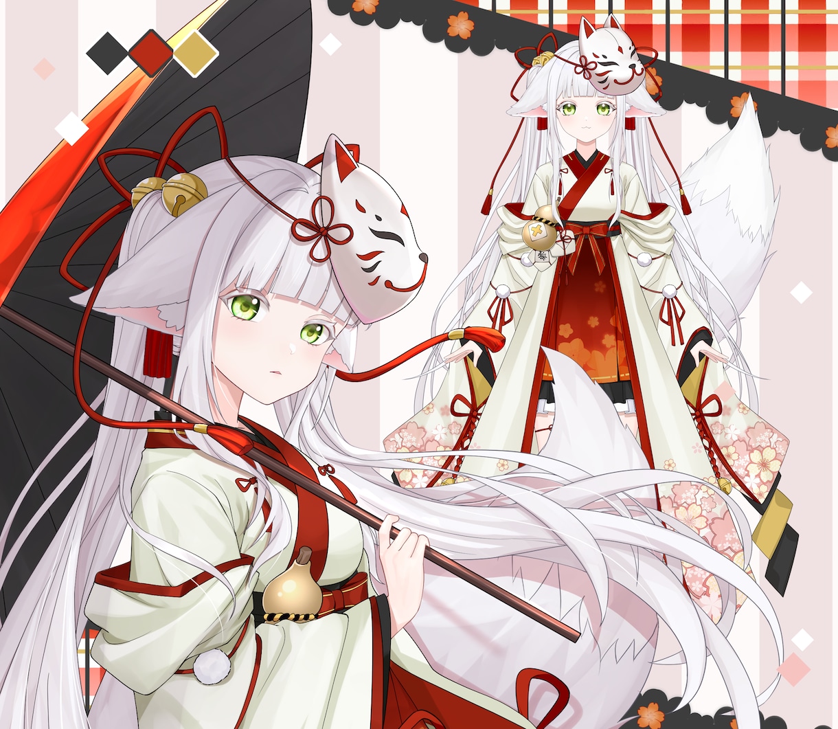 最高品質！魅力溢れる理想のVTuberを制作します 好みの絵柄で描けます！【表情8個付】修正無制限、著作権譲渡 イメージ5