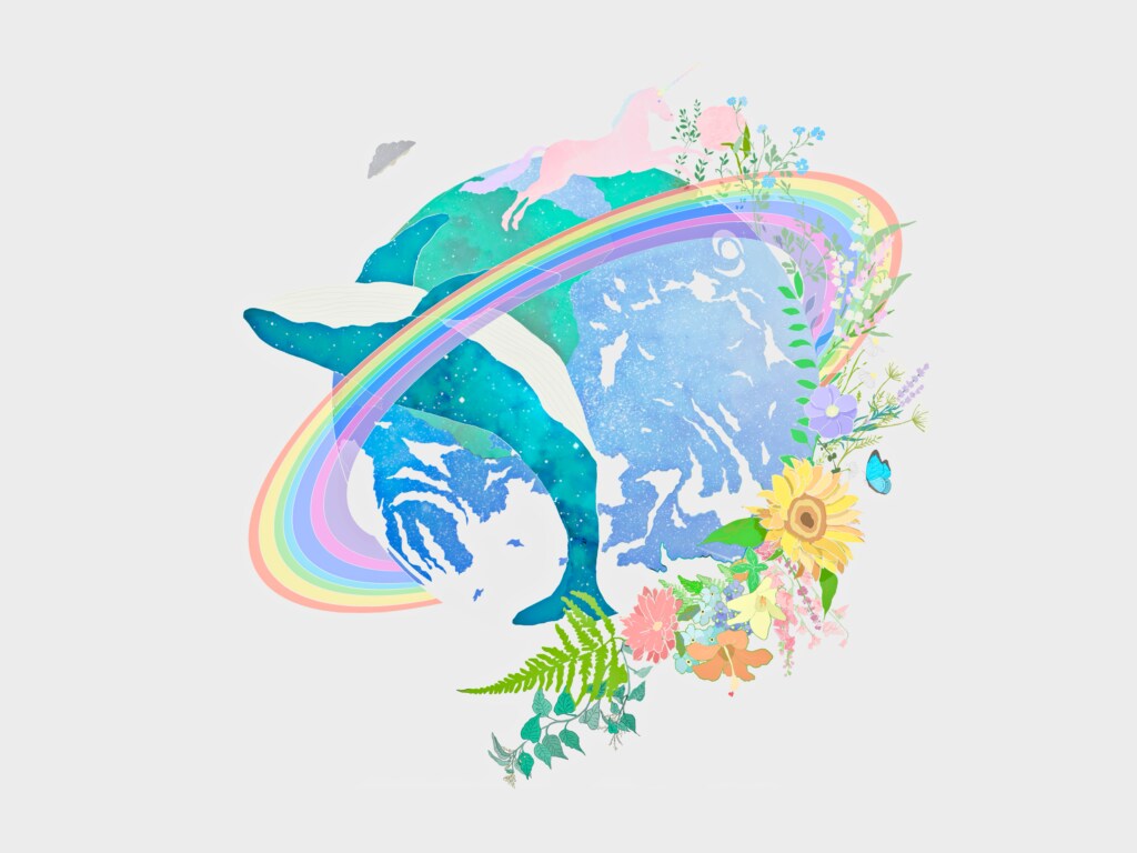 惑星や植物・動物をテーマにしたイラストお描きします 自然と調和した世界観を表現します☺︎ イメージ2