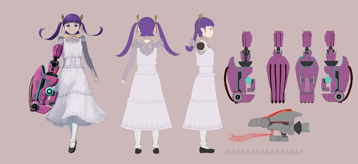 キャラクターの立ち絵から細かな設定等まで制作します キャラクターイラストについて幅広く請け負います！ イメージ6